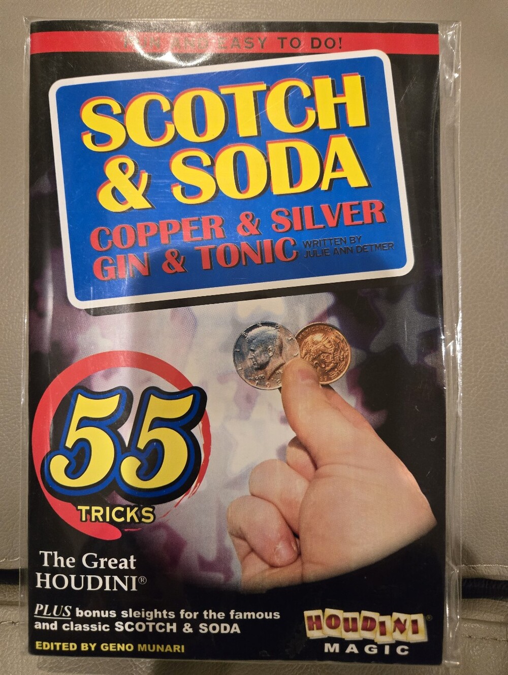 Scotch & Soda Copper & Silver Coin Trick Set - Black/Blue/Gold